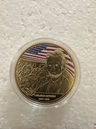 President Lincoln” at Gettysburg, PA Gold coin saying “Make ...