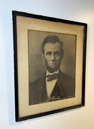Antique Litho Print of Abraham Lincoln (early 1900's) | eBay