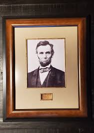 PRESIDENT ABRAHAM LINCOLN Hand Signature Autograph Signed Framed Estate LOA | eBay