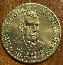 1992 SHELL PRESIDENTIAL COLLECTOR COIN - Abraham Lincoln | eBay