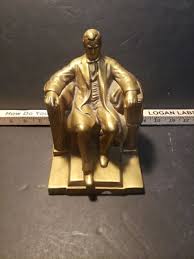 Vintage Abraham Abe Lincoln Gold Statue | eBay