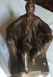 Alexander Backer Co Vintage Chalkware Abraham Lincoln ...