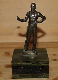 Vintage hand made metal man figurine | eBay