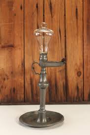 Antique Whale Oil Lamp Pewter and Glass 18th or Early 19th Century Candle Stick Style - Etsy