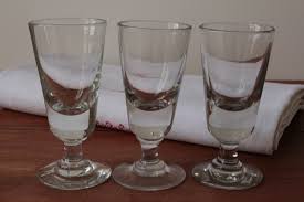 Set of Three French Antique Absinthe Glasses - Etsy