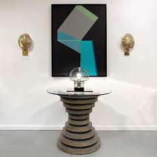 Andrew Mandolene, Grey Gig, Hard Edge Abstract Modern Painting, 2020 For Sale at 1stDibs