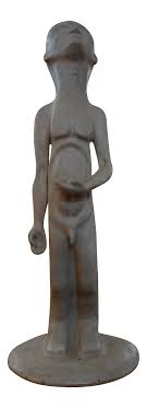 Mid-Century Modern Sculpture in the Manner of Amedeo Modigliani | Chairish