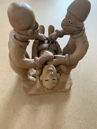 Vintage Brazillian Joao Zequiel Clay Sculpture, Surgeons ...