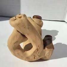 Accents | Vintage Clay Dog Anthropomorphic Dog Photographer ...