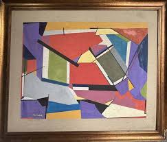 Agnes Weinrich (american, 1873 1946) Composition Abstract ...