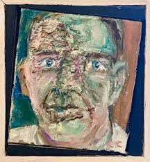 Imaginary Self-Portrait of Frank Auerbach by Cole Carothers ...