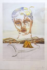 Sold at Auction: Salvador Dalí, Salvador Dali "Birth of Divinity" Lithograph