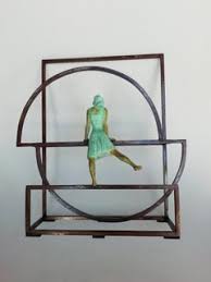 Zeke Moores - Shopping Cart For Sale at 1stDibs | shopping cart sculpture, shopping cart trophy, gold shopping cart