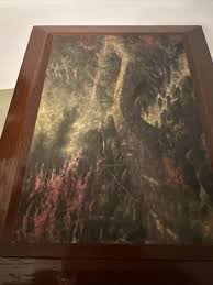 JEWELRY BOX Thomas Kinkade BRIDGE OF FAITH Velveteen Wood Mirror Vintage | eBay