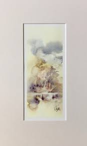 Landscape Art Print 'lakeside' From an Original Watercolor ...