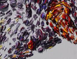 Painting 60" x 36" Wall street Stock Exchange Bull vs. Bull, original modern art | eBay