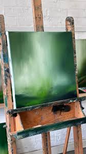 This work is titled 'the listening land' and is 50 x 50cm ...