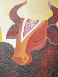 Shiva Family Oil Painting on Canvas | Exotic India Art