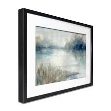 Still Evening Waters 2 Framed Art Print, Watercolour Artwork ...