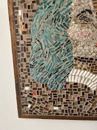 Vintage Tile Work Art Woman 1950's Mid Century Beauty | eBay