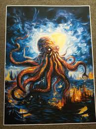 Cthulhu Poster Print 18x24in | eBay