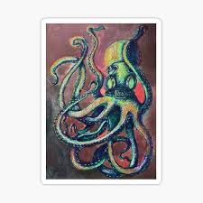 Steampunk octopus" Art Board Print for Sale by QuantumGirly | Redbubble