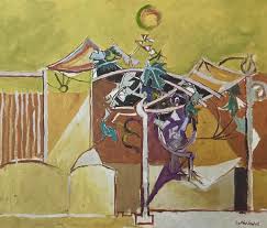 Graham Sutherland Vine Pergola Custom Framed Print | eBay
