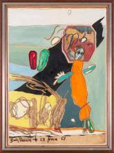 Sold at Auction: Boris Vansier, Boris Vansier (1928), "Jardin d'enfant " aussi titré (*danse orientale*).