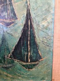 KAY BLACO VINTAGE ORIGINAL OIL Painting On Board Mid-Century CALIFORNIA ARTIST | eBay