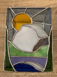 Yosemite Half Dome Stained Glass Jewelry or Trinket Box ...