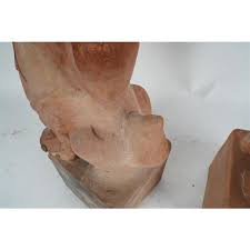 Late 19th Century Pair of Chinese Terra Cotta Foo Lions ...