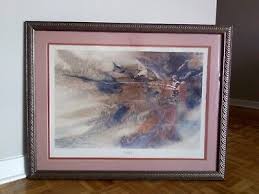 Lafayette Ragsdale "The Challenge " Signed And Numbered Print Fly Fishing | eBay