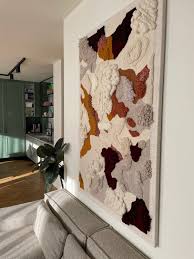 SUNNY - Extra Large Modern Tapestry, Textile Wall Art in ...