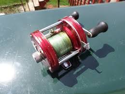 VTG Abu Garcia Ambassadeur 5000 Red Bait Casting Fishing ...