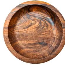 Handmade Walnut Wood Salad Bowl – 50 Cm/ 55cm /60 Cm ...