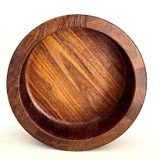 1960s Dansk Staved Danish Teak Wood Bowl, Designed by Jens H ...