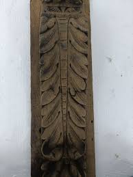 Hand Carved Wood Pediment Ornate Architectural reclaimed ...