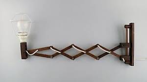 Erik Hansen, Denmark. Scissor lamp in dark oak. 1960/70's | eBay