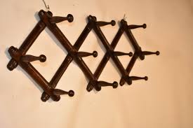 Faux Bamboo Expandable Hat or Coat Rack, Circa 1900 | Chairish