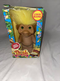 RARE Vintage 90's 7" Vinyl Toys N' Things TROLL DOLL COIN ...