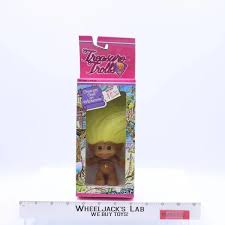 Treasure Trolls Yellow Hair w/ Wishstone 1991 Ace Novelty Co ...