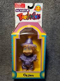 VINTAGE 1998 PLAYHOUSE IN STYLE TROLLKINS TROLL CLOWN DOLL ...