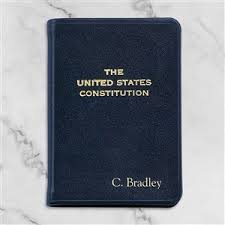 Personalized Mini United States Constitution - Navy