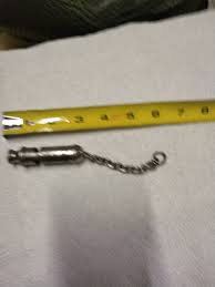 Vintage Police Tube Style Whistle w/Chain A1 | eBay