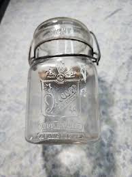 VTG QUEEN TRADE MARK WIDE MOUTH CANNING JAR Smalley Kivlan ...