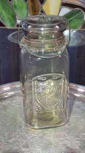 Vintage Acme Light Smoke Quart Jar: Antique Wire Sealer ...