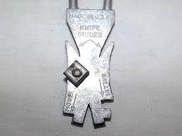 VINTAGE 1950-60S ACME COMBINATION TOOL GLASS CUTTER KNIFE SHARPENER IN BOX | eBay