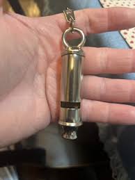Vintage ROMO police whistle w/ letters BLOW written on ...