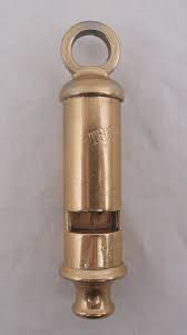 Hudson Brass Police Whistle Antique the Metropolitan Ww - Etsy
