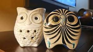 Authentic Tonolo signed ceramic owl figurine beautifully ...